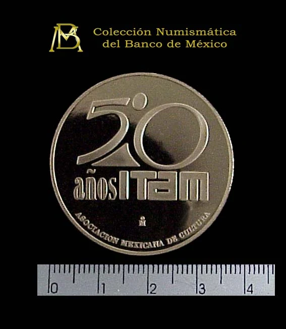 Medalla ITAM. 50 Aniversario (1996) (anverso)