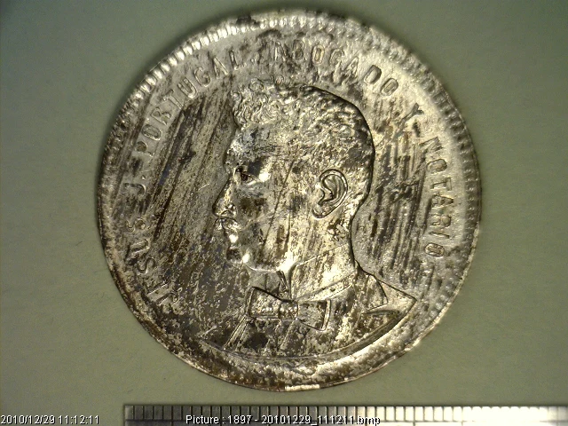 Medalla Jesús J. Portugal. Abogado y Notario (anverso)