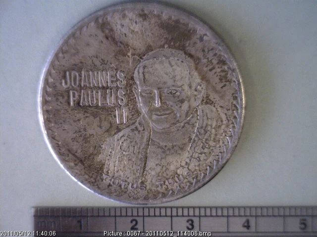 Medalla Juan Pablo II. CELAM. Puebla (1979) (anverso)