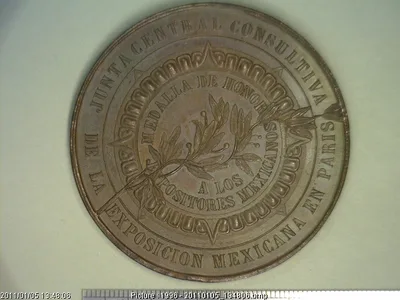 Medalla Junta Central Consultiva de la Exposición en París (1889)