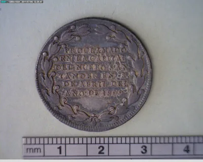 Medalla La capital de Nuevo Santander (1809)