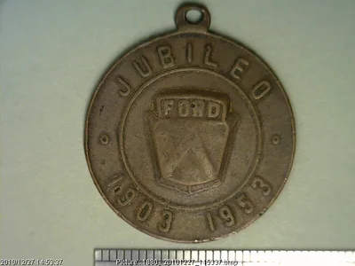 Medalla La Familia Ford. Jubileo (1953)
