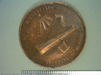 Medalla La Masonería Escocesa de México (1877)