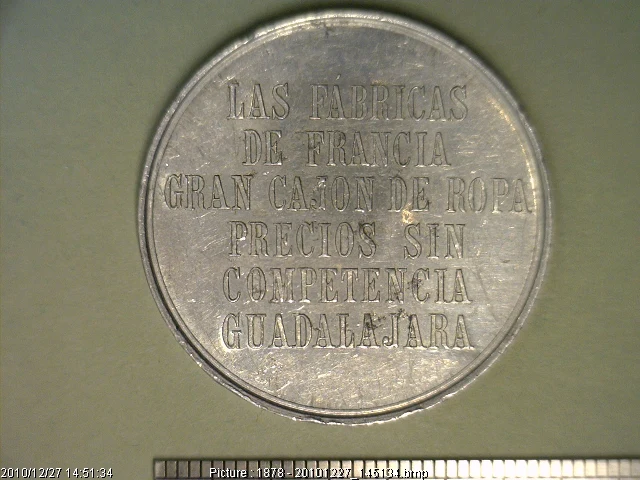 Medalla Las Fábricas de Francia (anverso)
