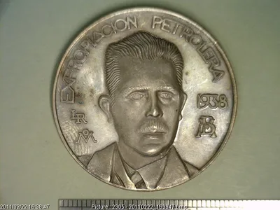 Medalla Lázaro Cárdenas. Expropiación Petrolera (1978)