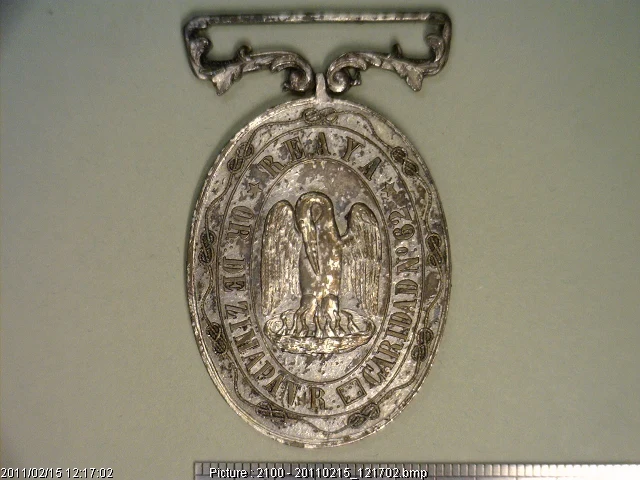 Medalla Logia Caridad (1878) (anverso)