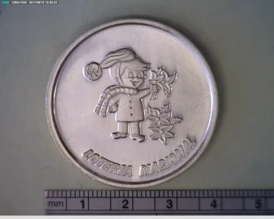 Medalla Lotería Nacional. Navidad 1989 (1989)