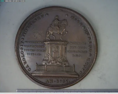 Medalla México. Estatua Ecuestre (1796)