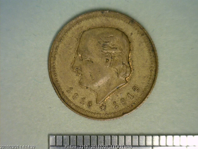 Medalla Miguel Hidalgo (1910) (anverso)
