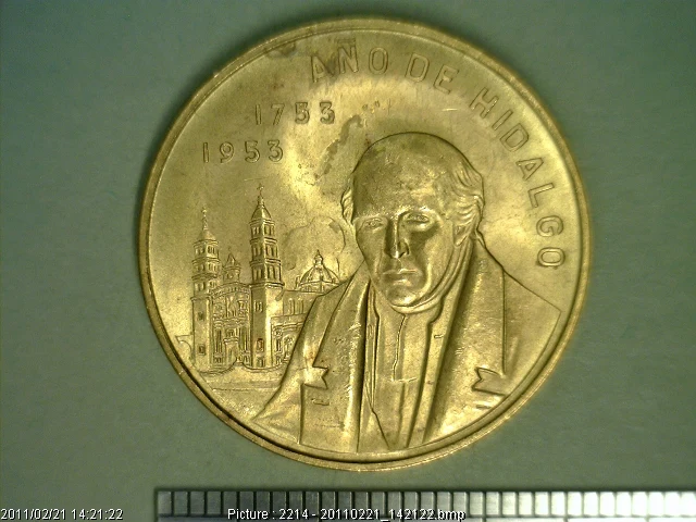 Medalla Miguel Hidalgo. Año de Hidalgo (1953) (anverso)