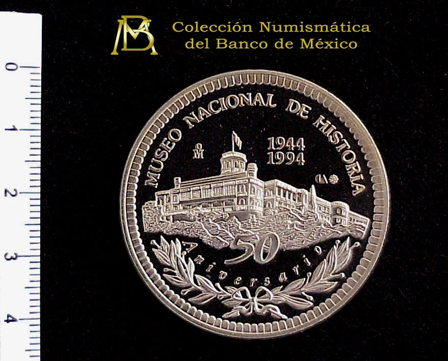 Medalla Museo Nacional de Historia. 50 Aniversario (1994) (anverso)