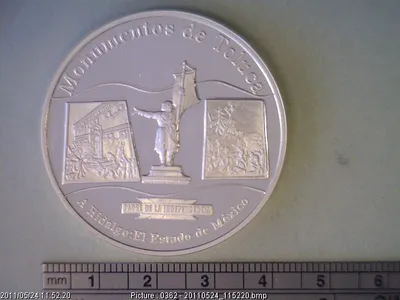 Medalla Museo Numismático de Toluca. 10 Aniversario (1997)