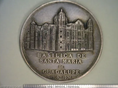Medalla Nueva Basílica de Guadalupe (1976)