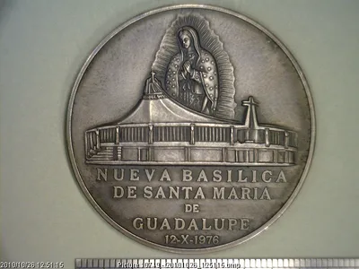 Medalla Nueva Basílica de Guadalupe (1976)
