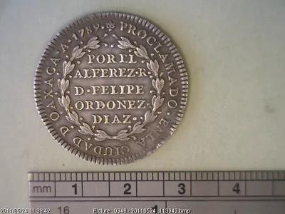 Medalla Oaxaca. Carlos IV (1789)