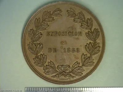 Medalla Oaxaca. Sociedad de Artesanos (1883)