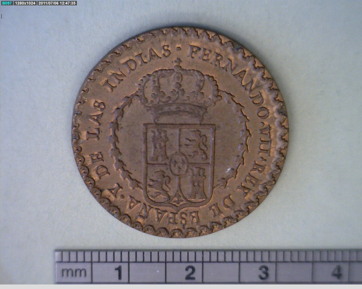 Medalla Pátzcuaro (1808) (anverso)
