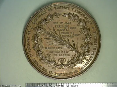 Medalla Porfirio Díaz. Homenaje (1902)