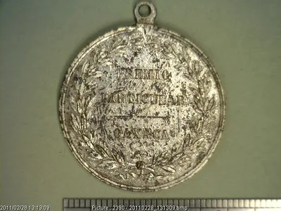 Medalla Premio particular. El Gral. Mariano Jiménez (1883)