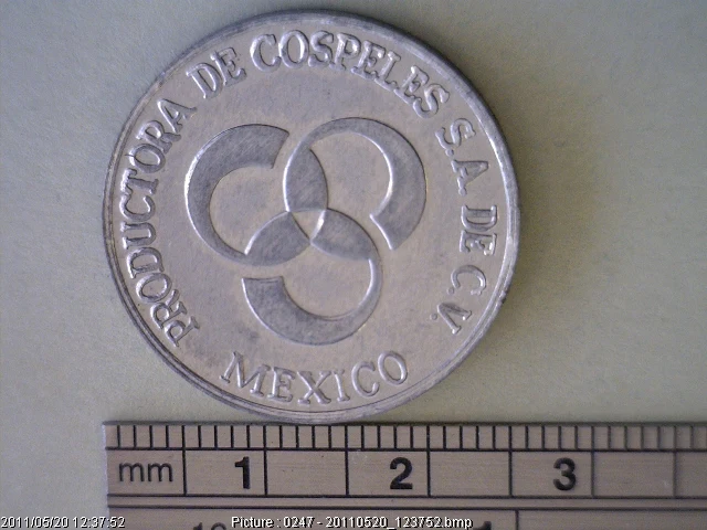 Medalla Productora de Cospeles, S.A. de C.V (anverso)