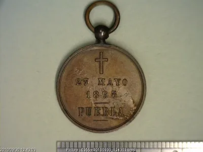 Medalla Puebla. Círculo Católico (1895)