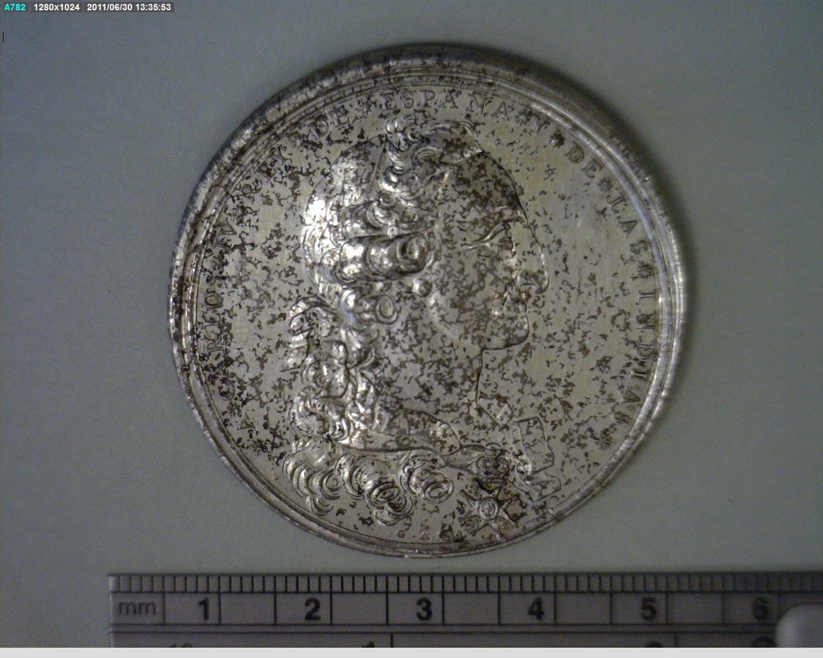 Medalla Querétaro (1790) (anverso)