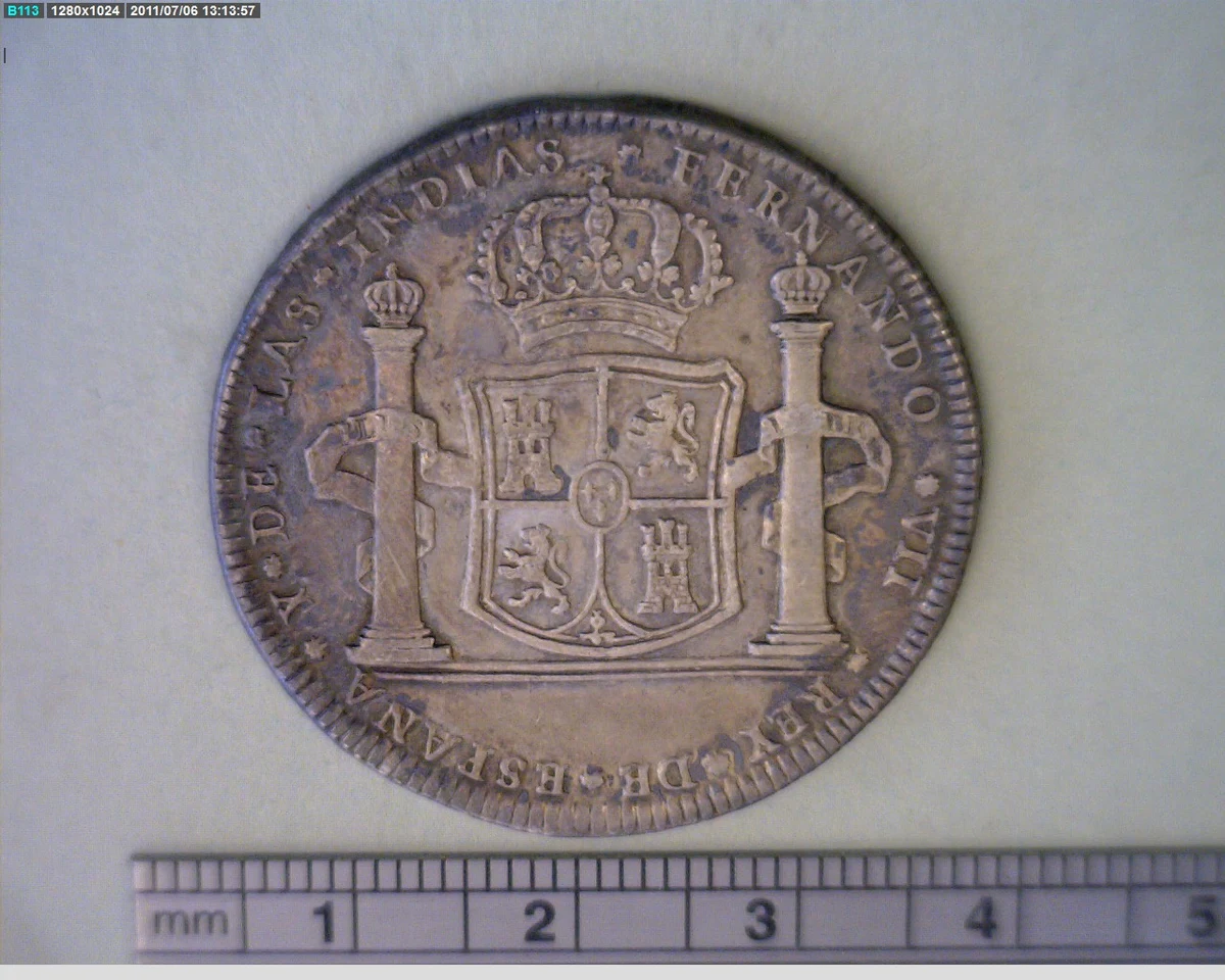Medalla Querétaro. 4 reales (1808) (anverso)