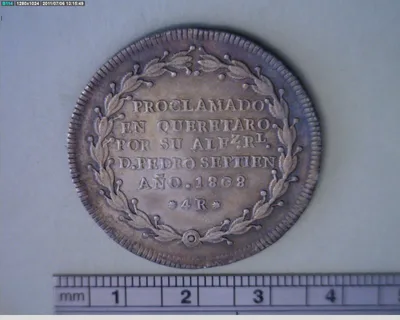 Medalla Querétaro. 4 reales (1808)