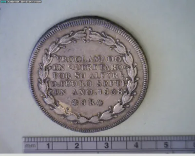 Medalla Querétaro. 8 reales (1808)