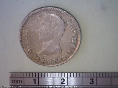 Medalla Quetzaltenango, Guatemala. Agustín I (1822)