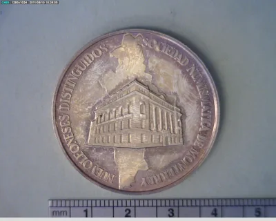 Medalla Rodrigo Gómez. Sociedad Numismática de México (1984)