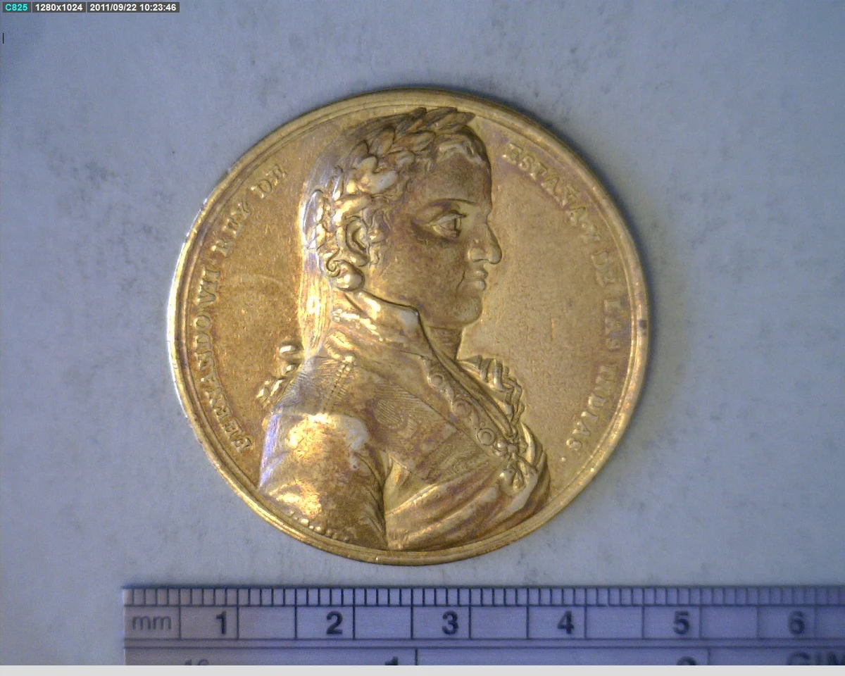 Medalla San Luis Potosí (1808) (anverso)