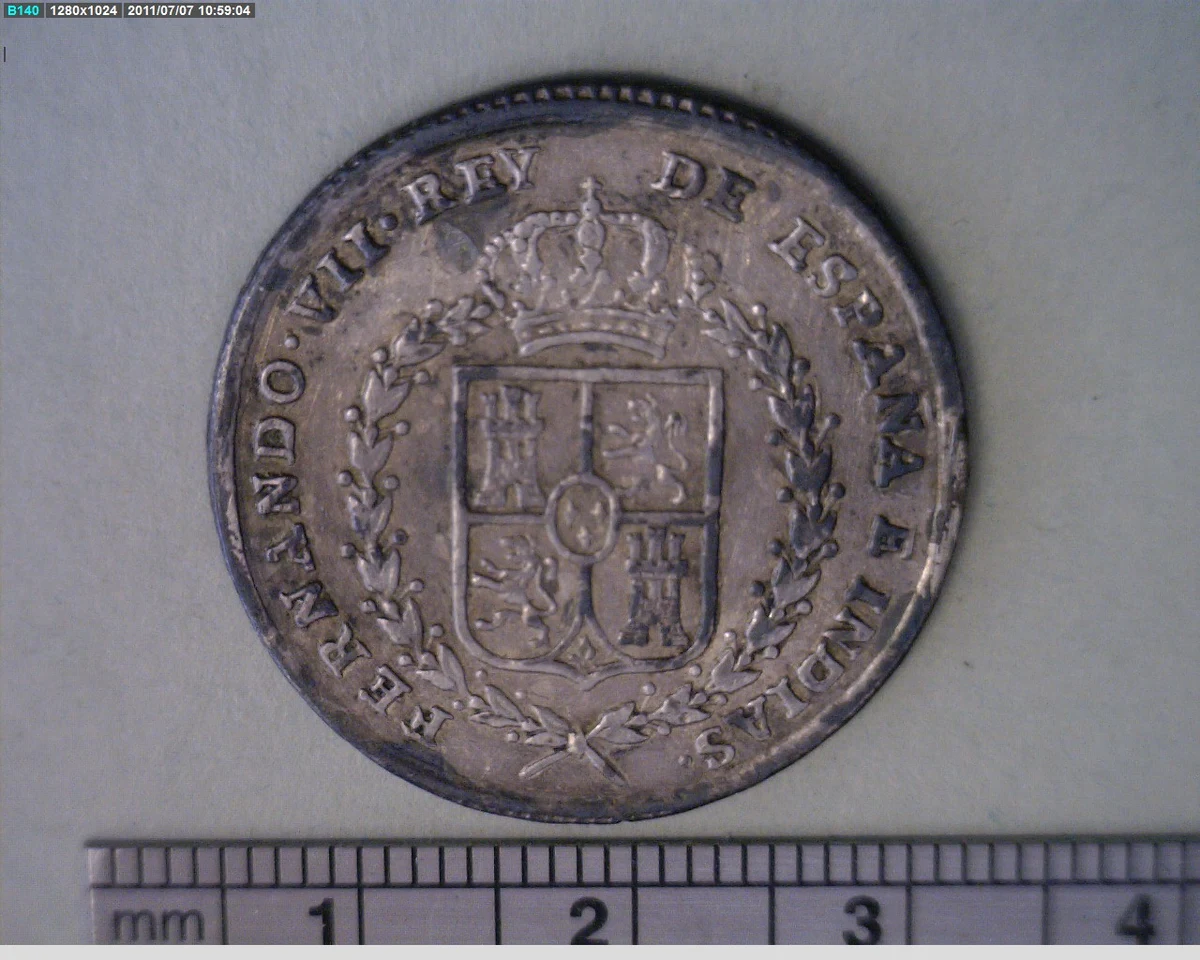 Medalla San Mateo Huichapan (1809) (anverso)