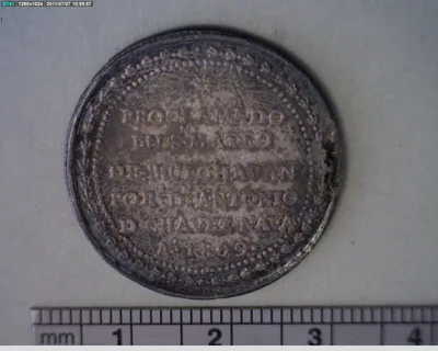 Medalla San Mateo Huichapan (1809)