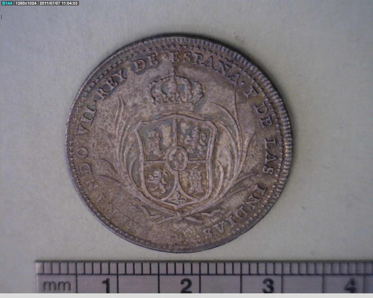 Medalla San Nicolás Actopan (1808) (anverso)