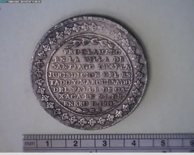 Medalla Santiago Tuxtla (1809)