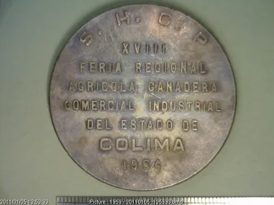 Medalla Secretaría de Hacienda y Crédito Público (1954)