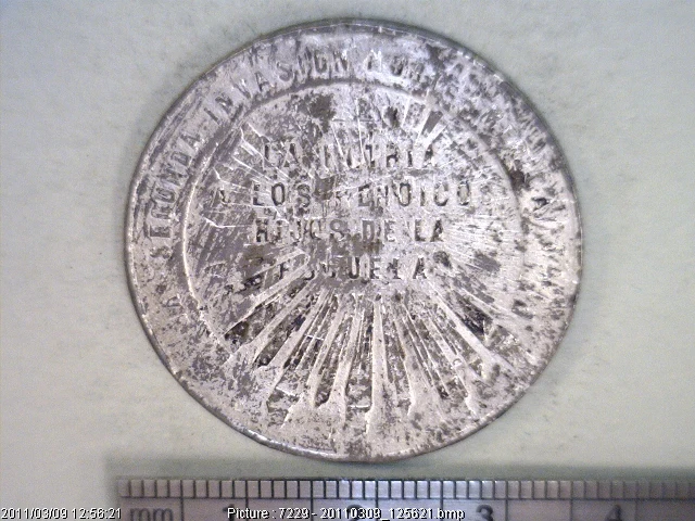 Medalla Segunda Invasión Norteamericana, 1914 (anverso)