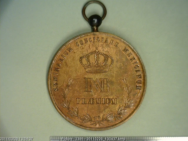 Medalla Seminario Conciliar de México (anverso)