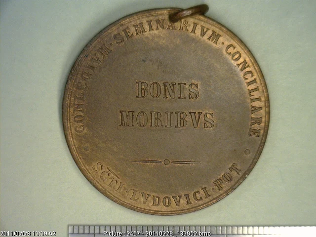 Medalla Seminiario Conciliar de San Luis Potosí (anverso)