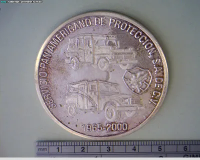 Medalla Servicio Panamericano. 35 Aniversario (2000)