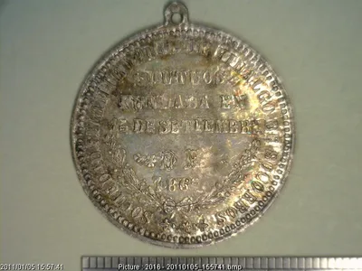 Medalla Sociedad Filantrópica de Hidalgo de Socorros Mutuos (1867)