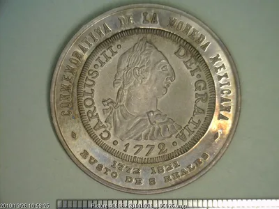 Medalla Sociedad Numismática de México (1973)