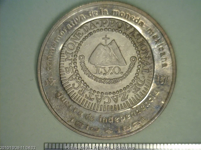 Medalla Sociedad Numismática de México (1974) (anverso)