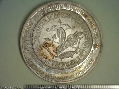 Medalla Sociedad Numismática de México (1976)