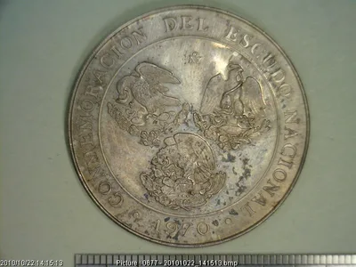 Medalla Sociedad Numismática de México. Escudo Nacional (1970)