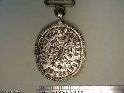 Medalla Sociedad Poblana de Artesanos (1869)