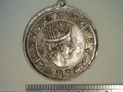 Medalla Sociedad Xicoténcatl Auxilios Mutuos (1875)