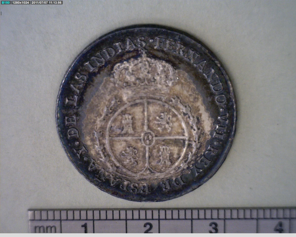 Medalla Tacuba, México (1808) (anverso)