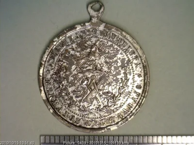 Medalla Tampico. Sociedad Hermanos del Trabajo (1901)